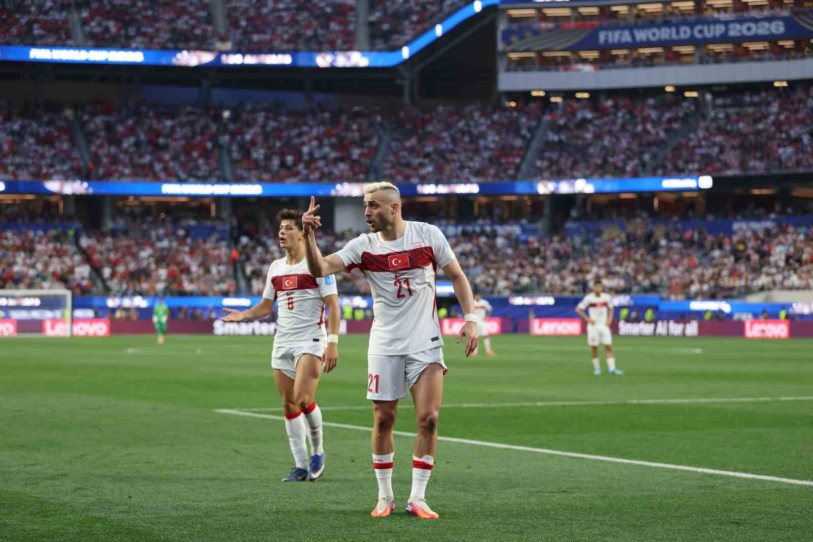 2026 FIFA Dünya Kupası: Türkiye: 2 - ABD: 1 (İlk yarı)