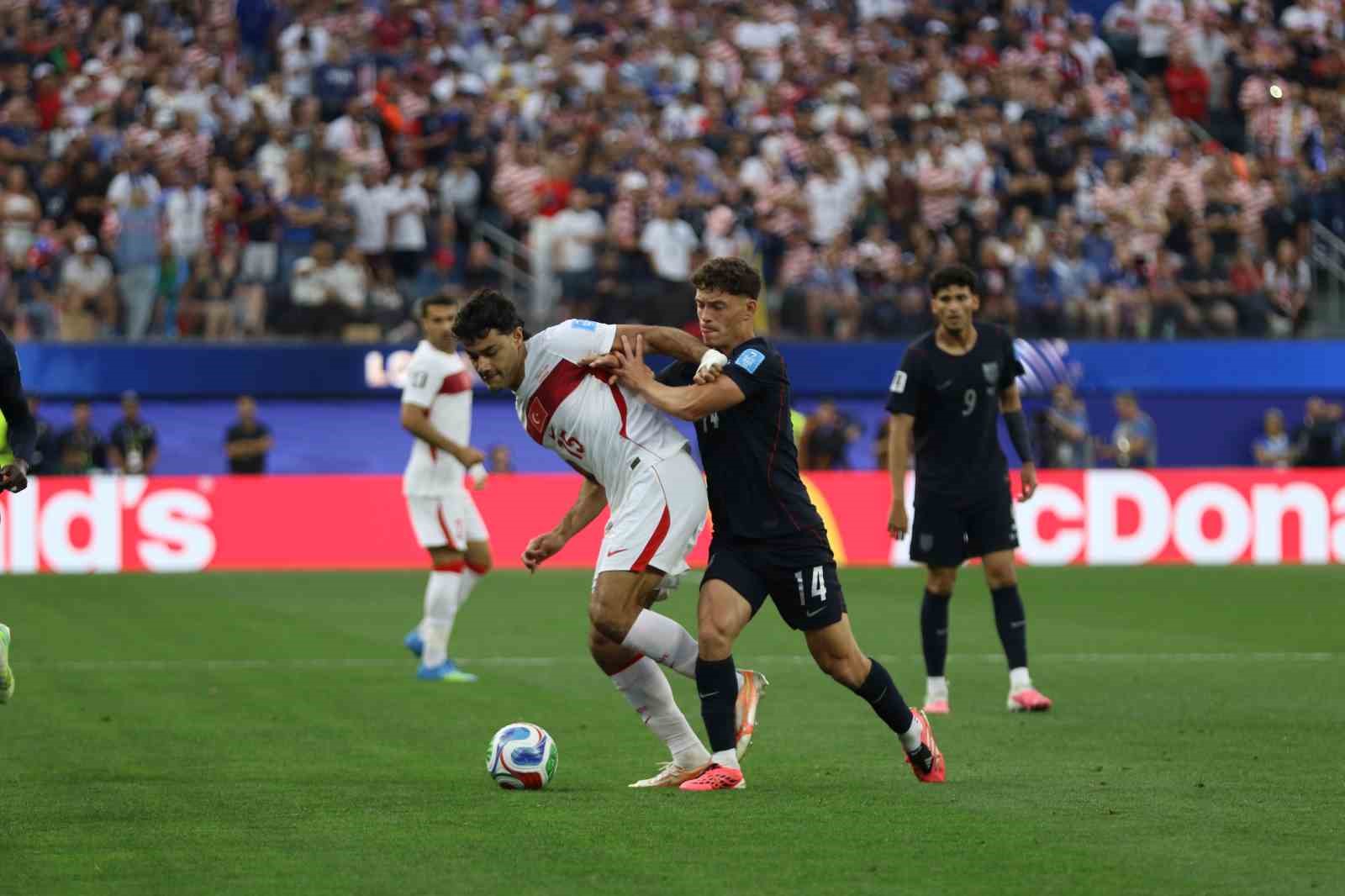 2026 FIFA Dünya Kupası: Türkiye: 2 - ABD: 1 (İlk yarı)