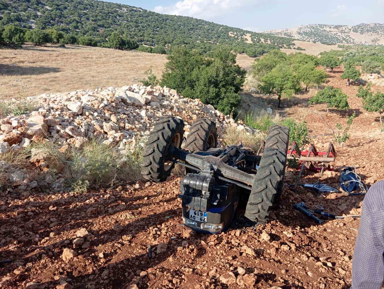 Kahramanmaraş’ta traktörün altında kalan sürücü hayatını kaybetti