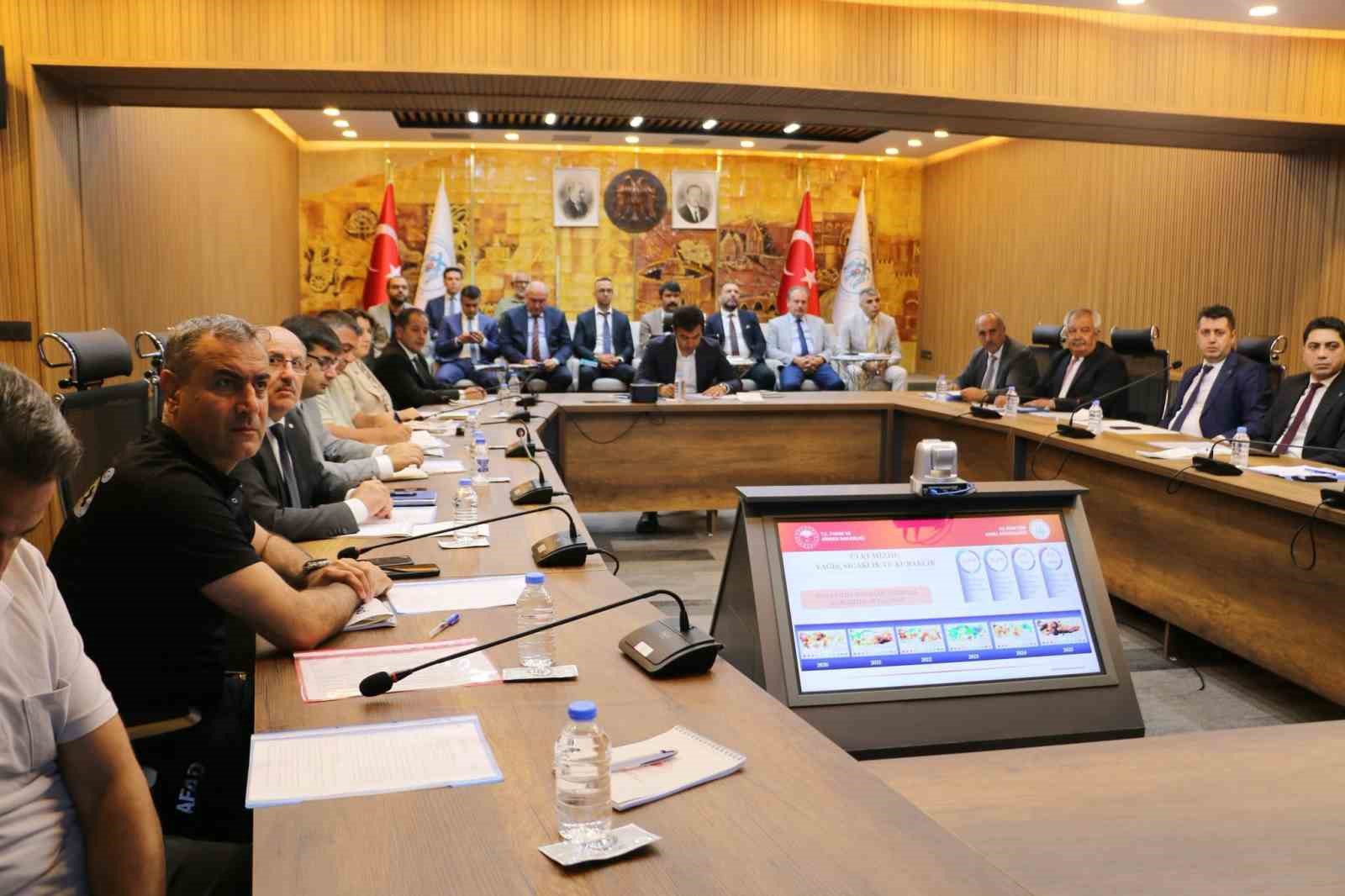 Erzincan’da İl Su Kurulu Toplantısı düzenlendi