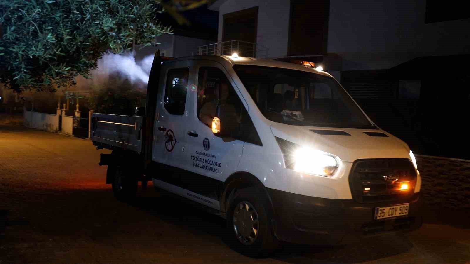 Didim Belediyesi ilaçlama çalışmaları sürüyor