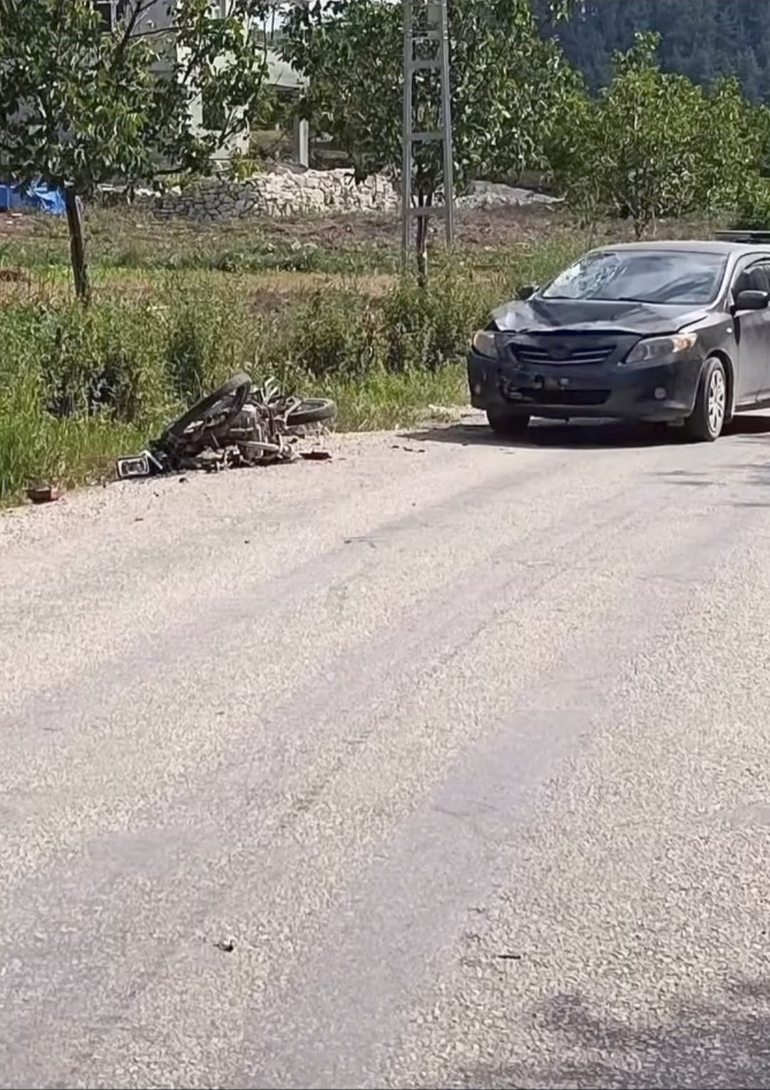 Yayladağı’nda trafik kazası: 2 yaralı