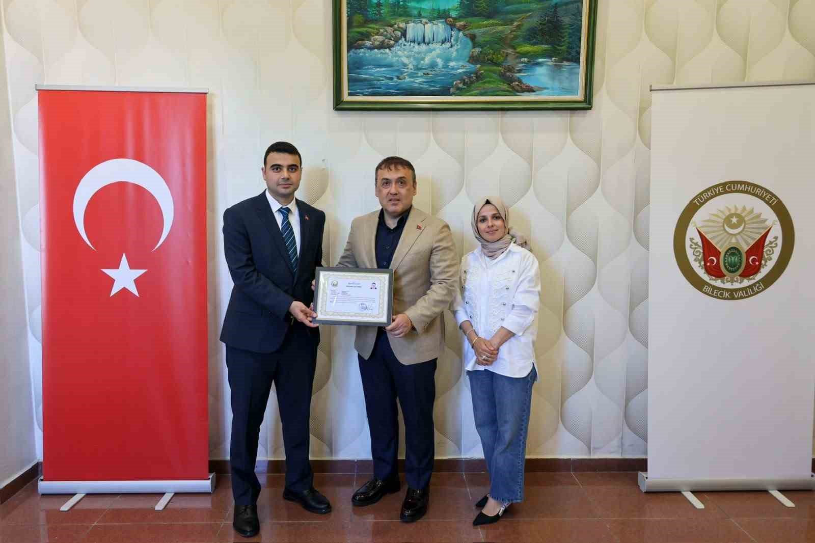 Bilecik’te mülki idare amirlerine veda programı