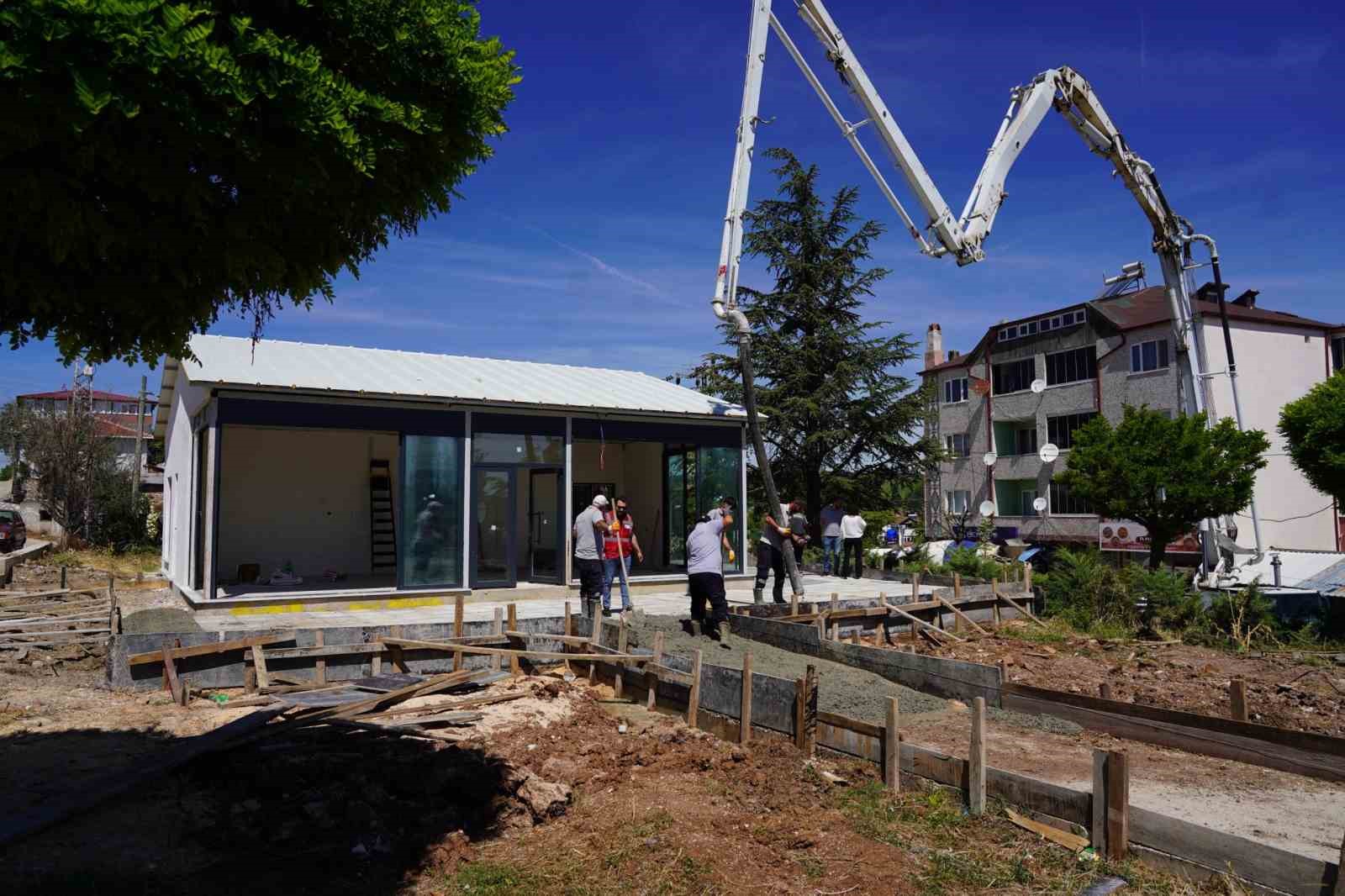 Pelitözü’ne yeni muhtarlık binası, sosyal tesis ve park alanı kazandırılıyor