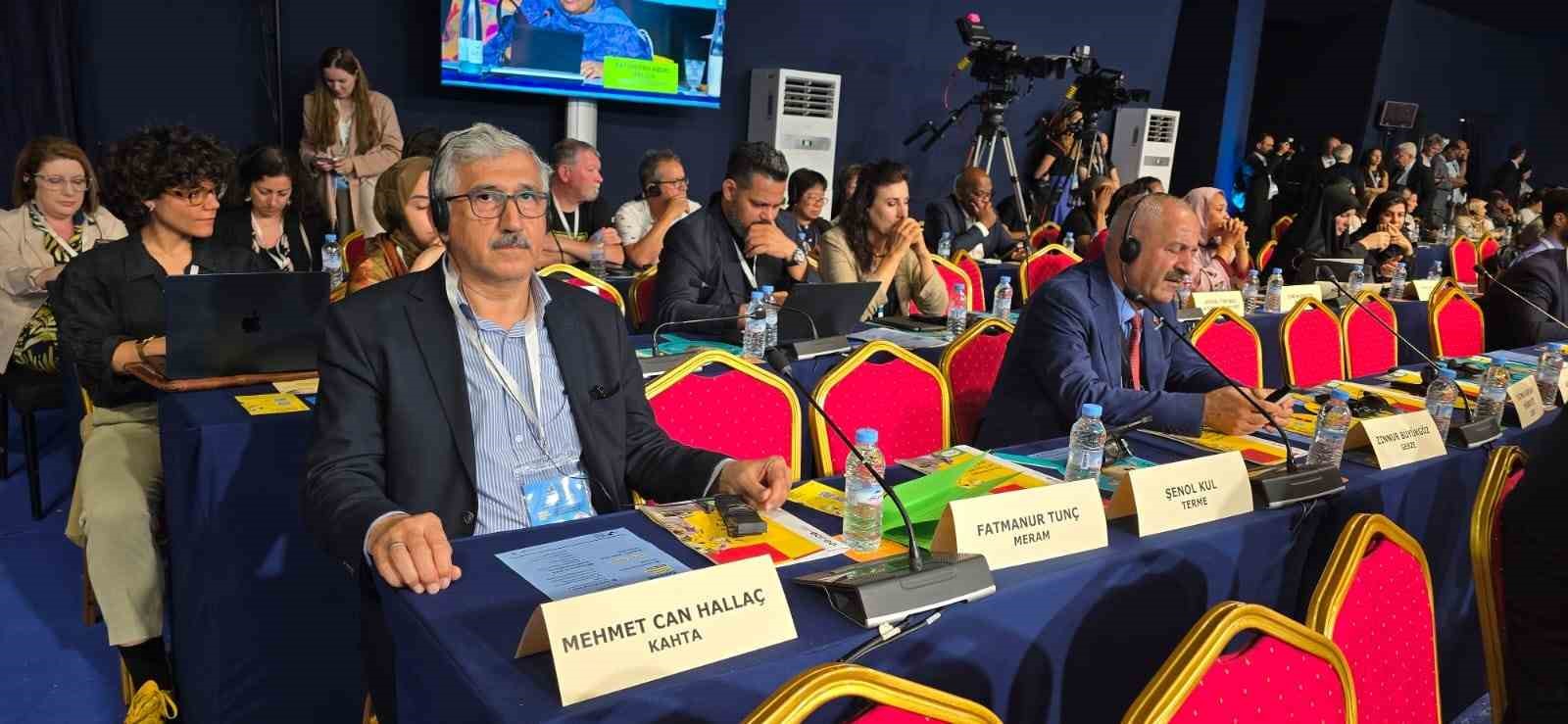 Kahta Belediye Başkanı Hallaç, UCLG Dünya Kongresi’ne katıldı