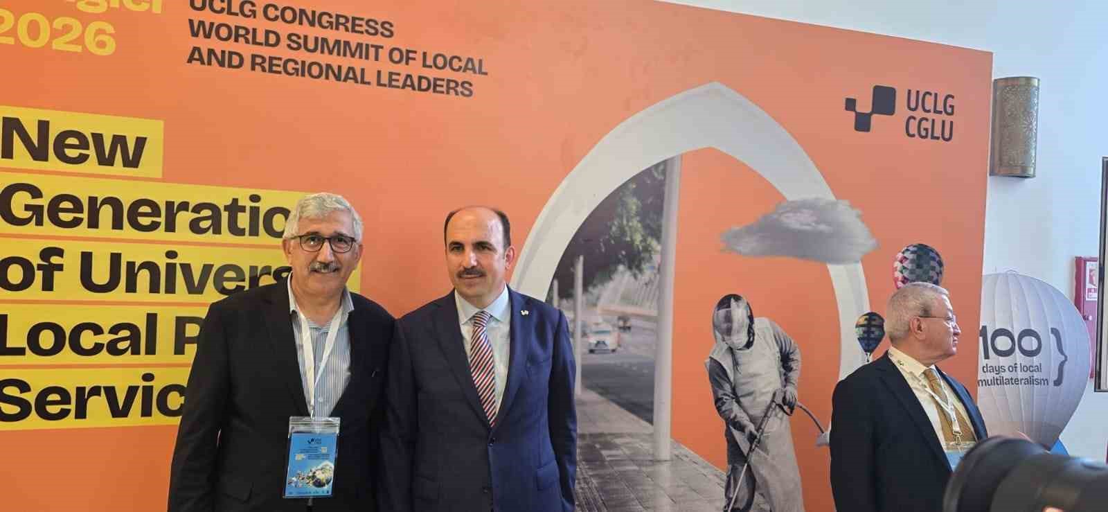 Kahta Belediye Başkanı Hallaç, UCLG Dünya Kongresi’ne katıldı