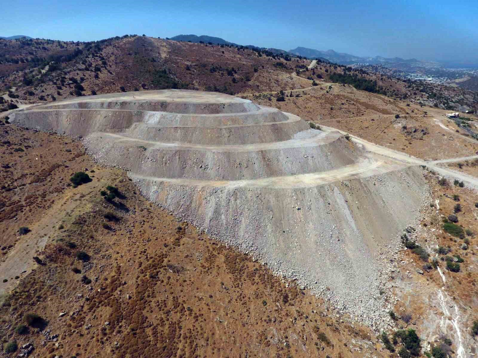 Bodrum’da ömrünü tamamlayan hafriyat sahası kapatıldı