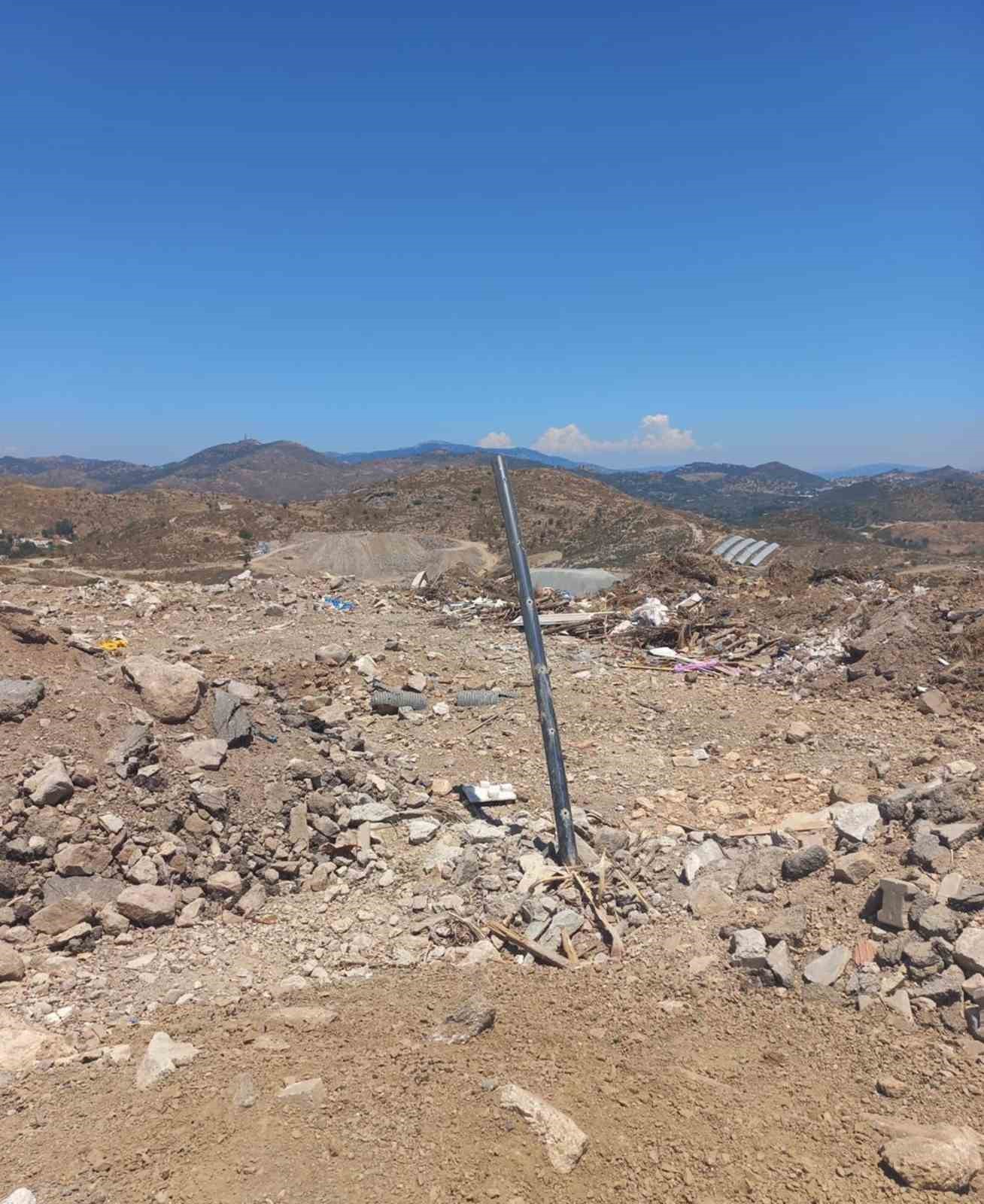 Bodrum’da ömrünü tamamlayan hafriyat sahası kapatıldı