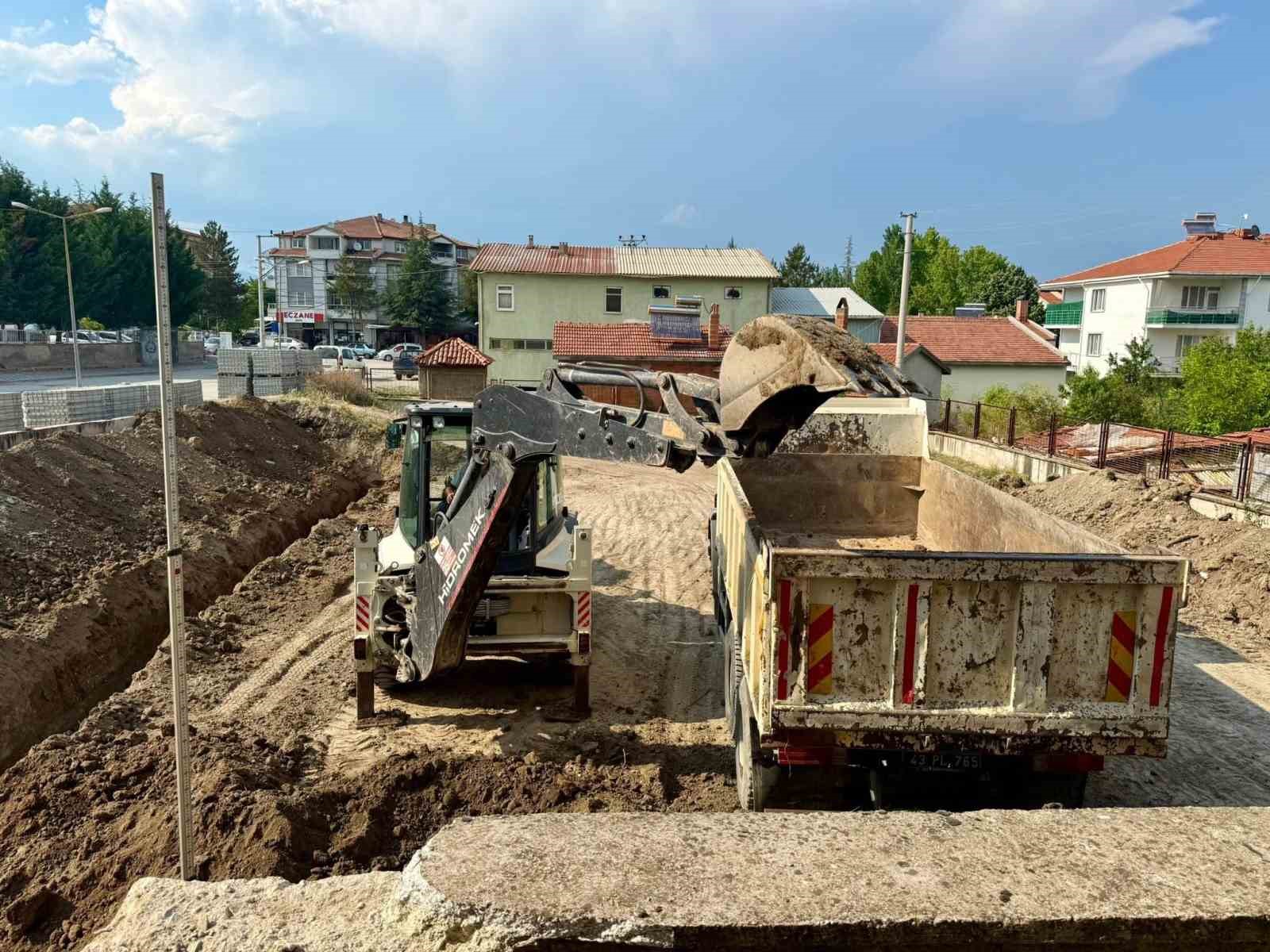 Hisarcık’ta Halk Ekmek Fabrikası için ilk kazma vuruldu