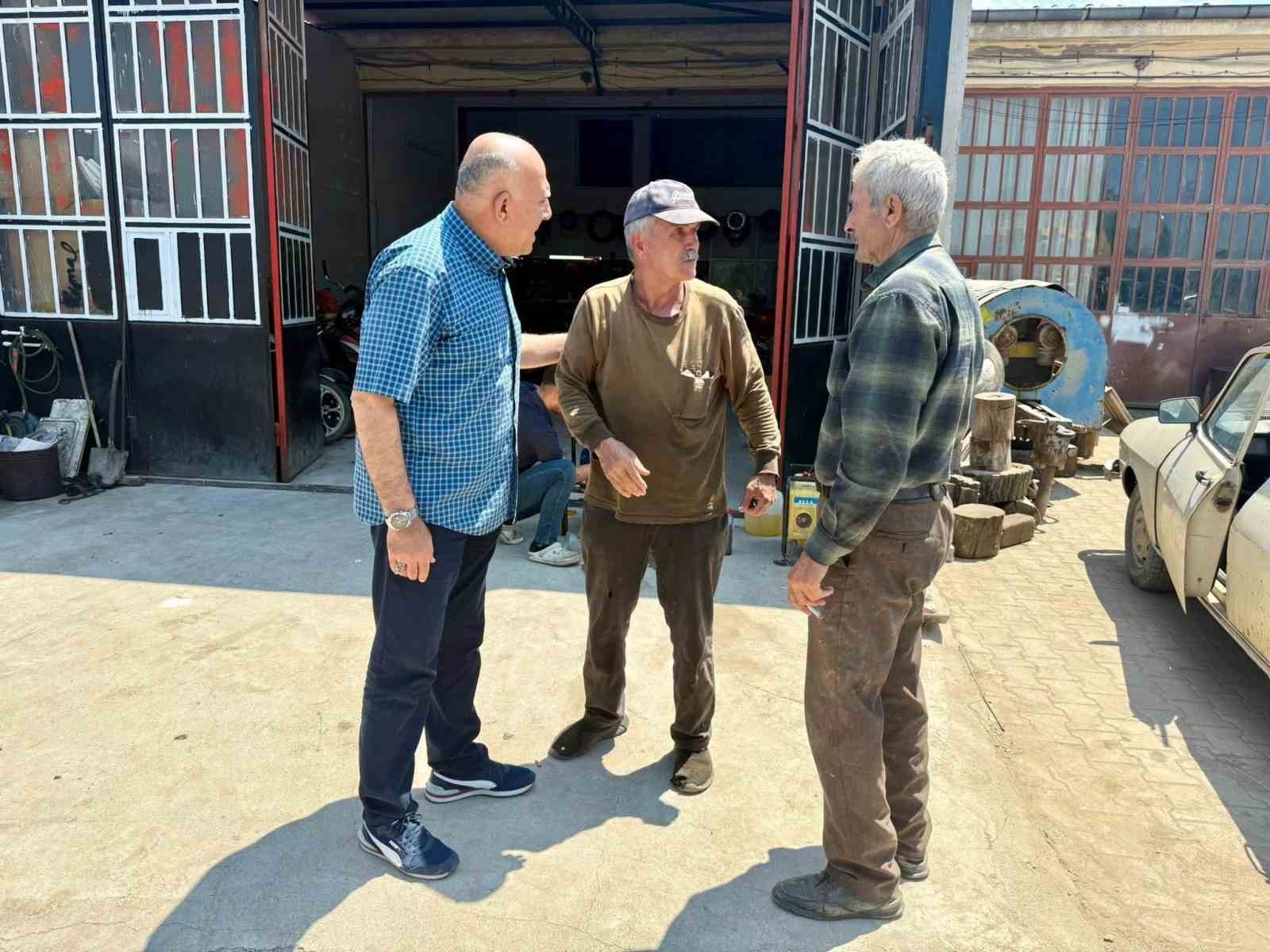 Başkan Demirtaş, sanayi esnafıyla buluştu