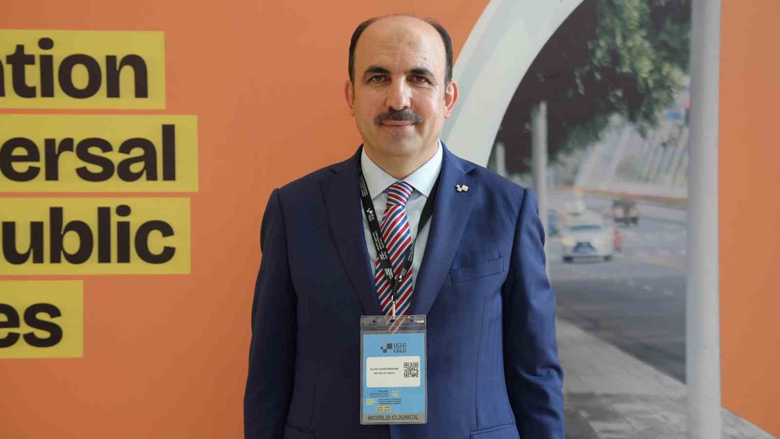 Başkan Altay, 240 bin yerel yönetimi temsil eden Dünya Belediyeler Birliği Başkanlığı’na seçildi