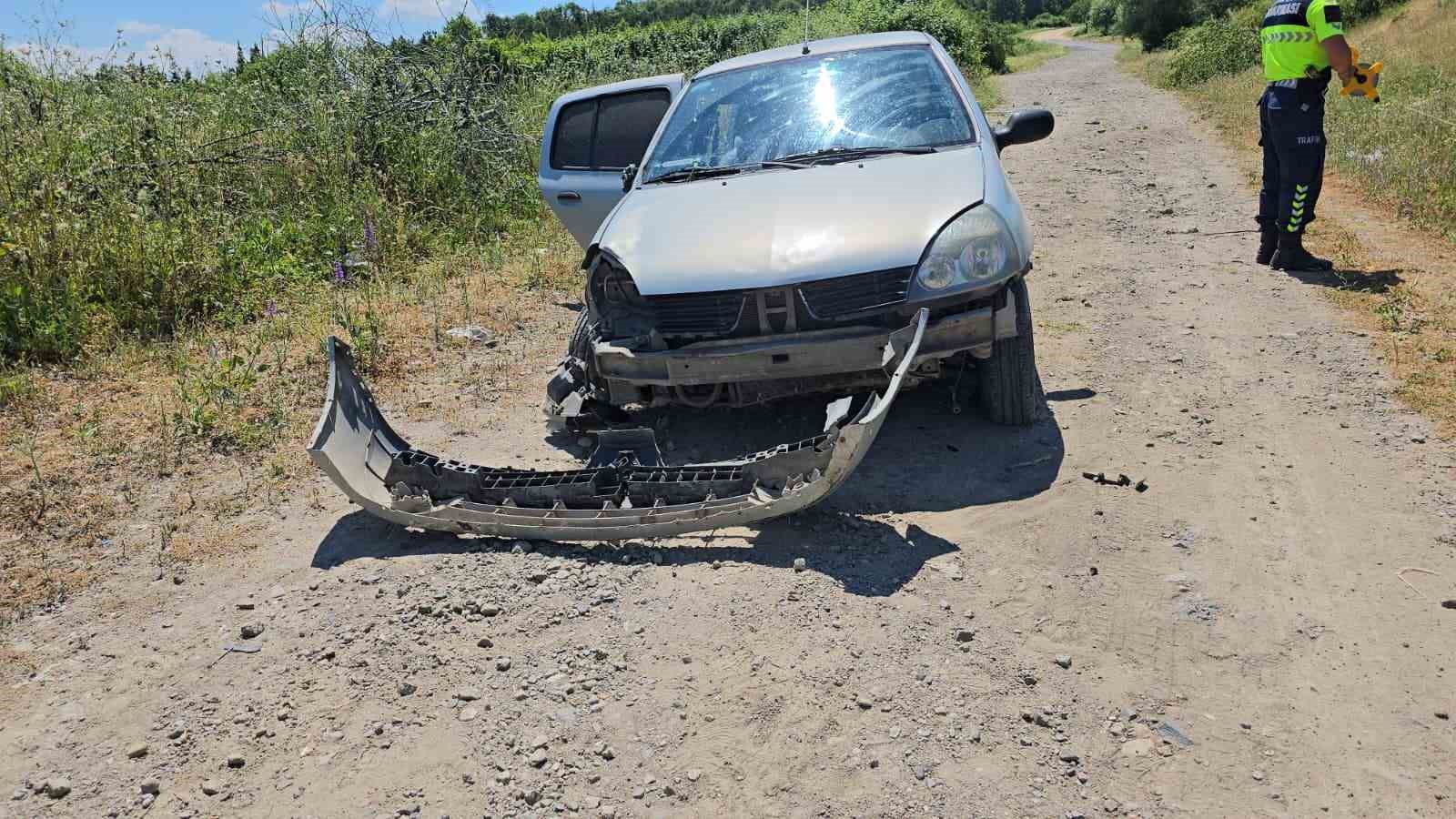 Otomobil şarampole düştü: 3 yaralı