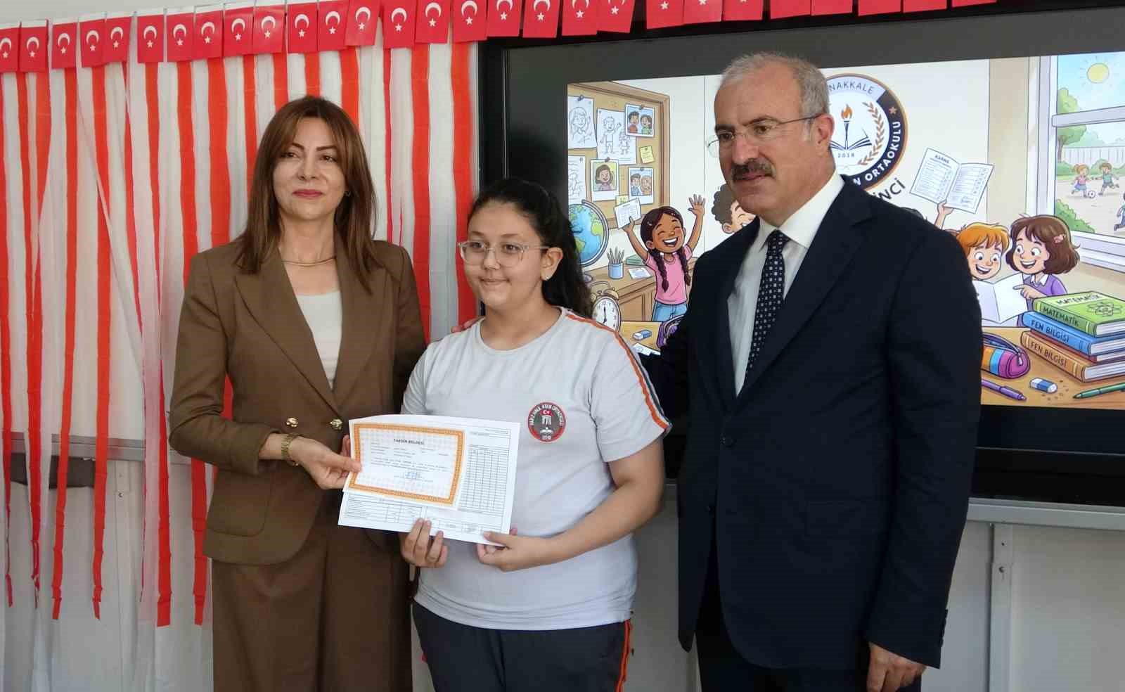 Çanakkale’de 80 bin 193 öğrenci karne aldı