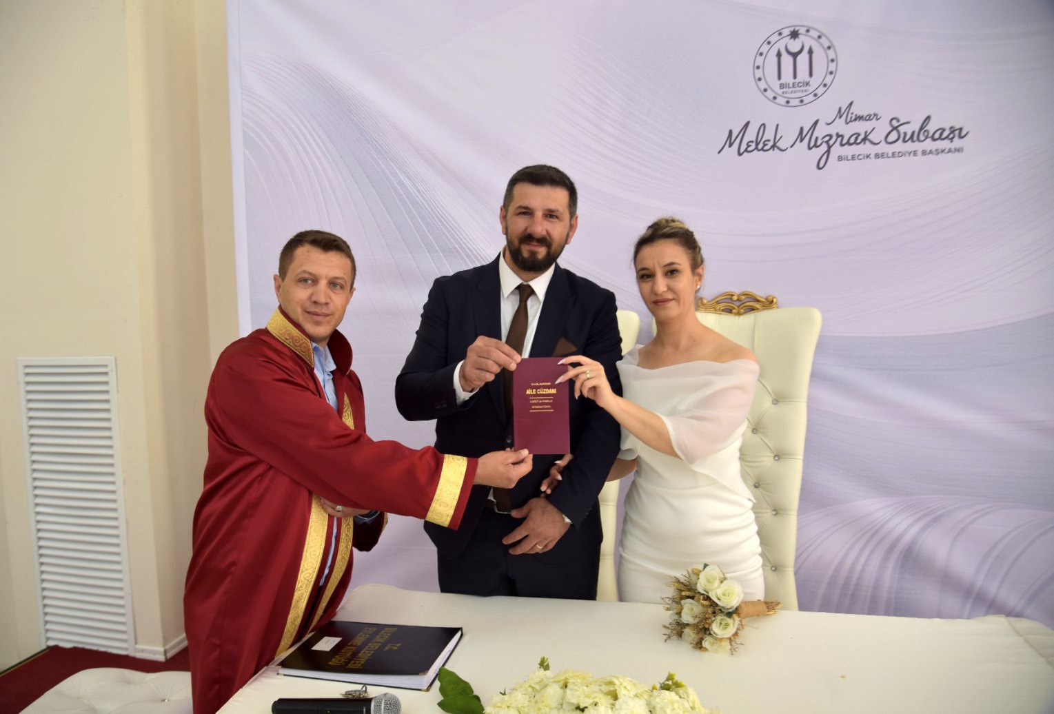 Bilecik’te 23 çift, nikah için özel tarihi tercih etti