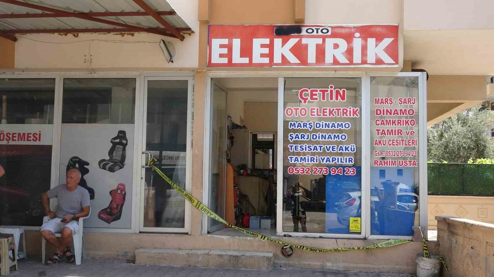Oto elektrik ustası iş yerinde ölü bulundu