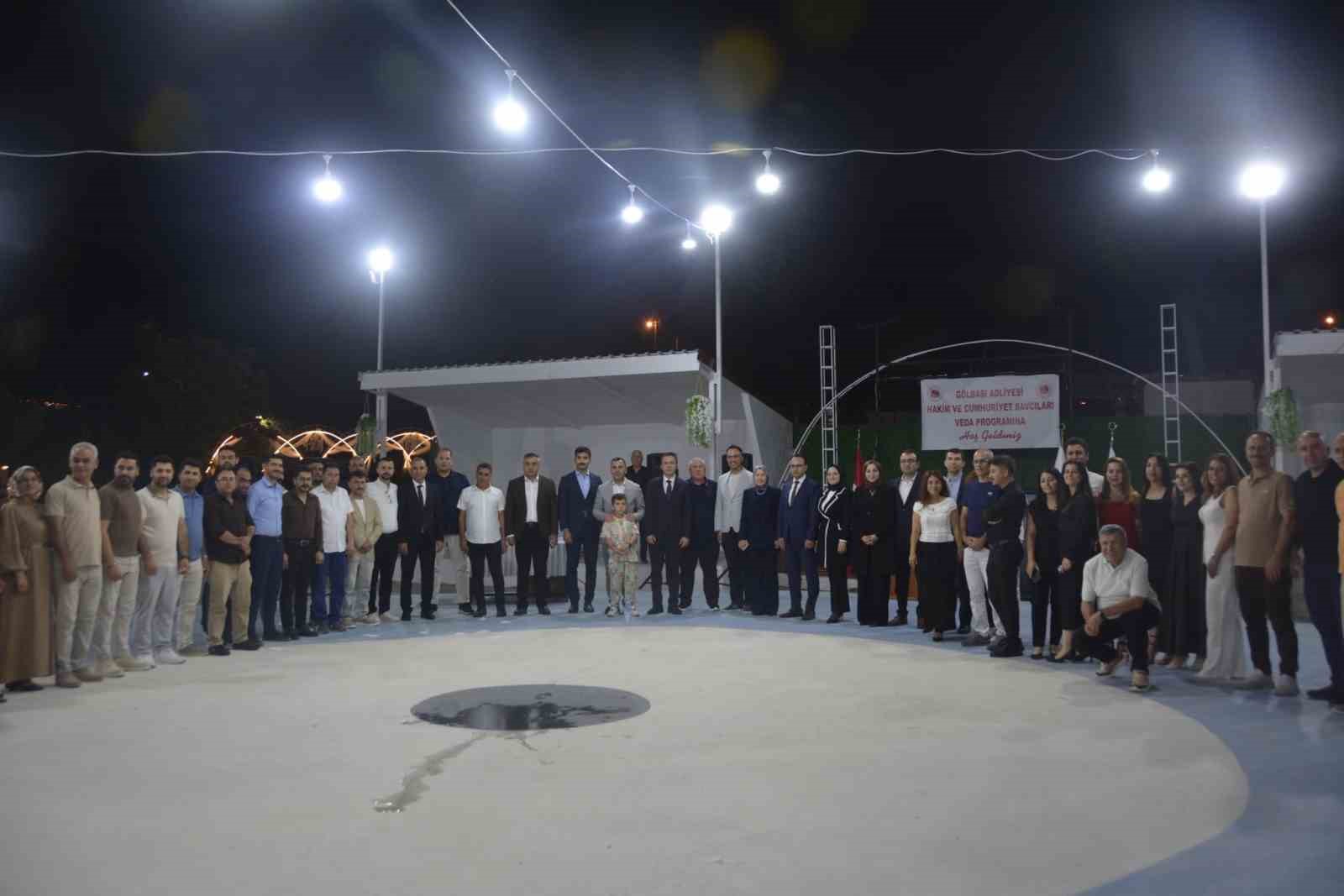 Gölbaşı’nda görevli hakim ve savcılara veda yemeği