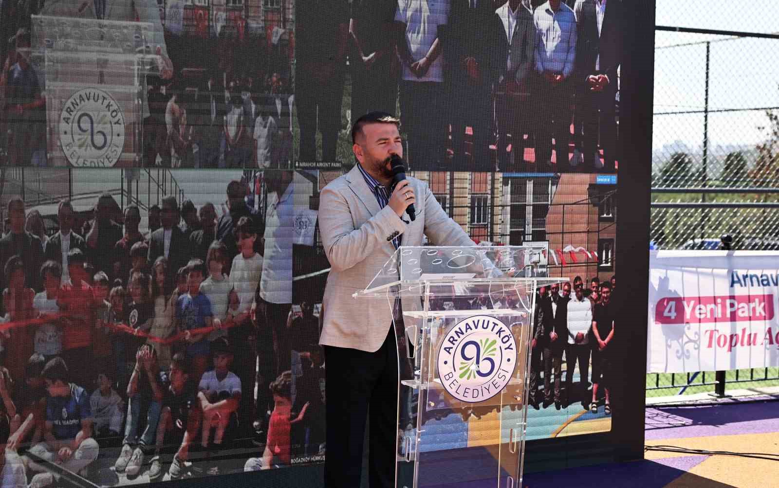 Arnavutköy’e 4 yeni park, 6 bin 400 metrekarelik yeni yaşam alanı kazandırıldı