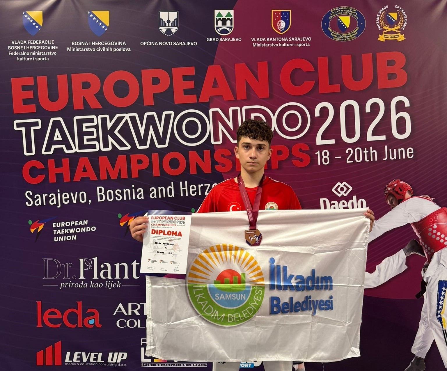 Başkan Kurnaz: "Avrupa üçüncüsü olan sporcumuz bizleri gururlandırdı"