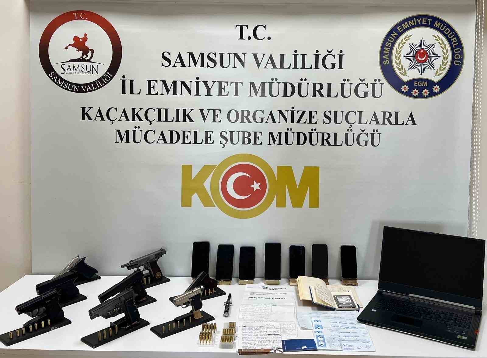 Samsun’da organize suç örgütlerine operasyon: 19 gözaltı