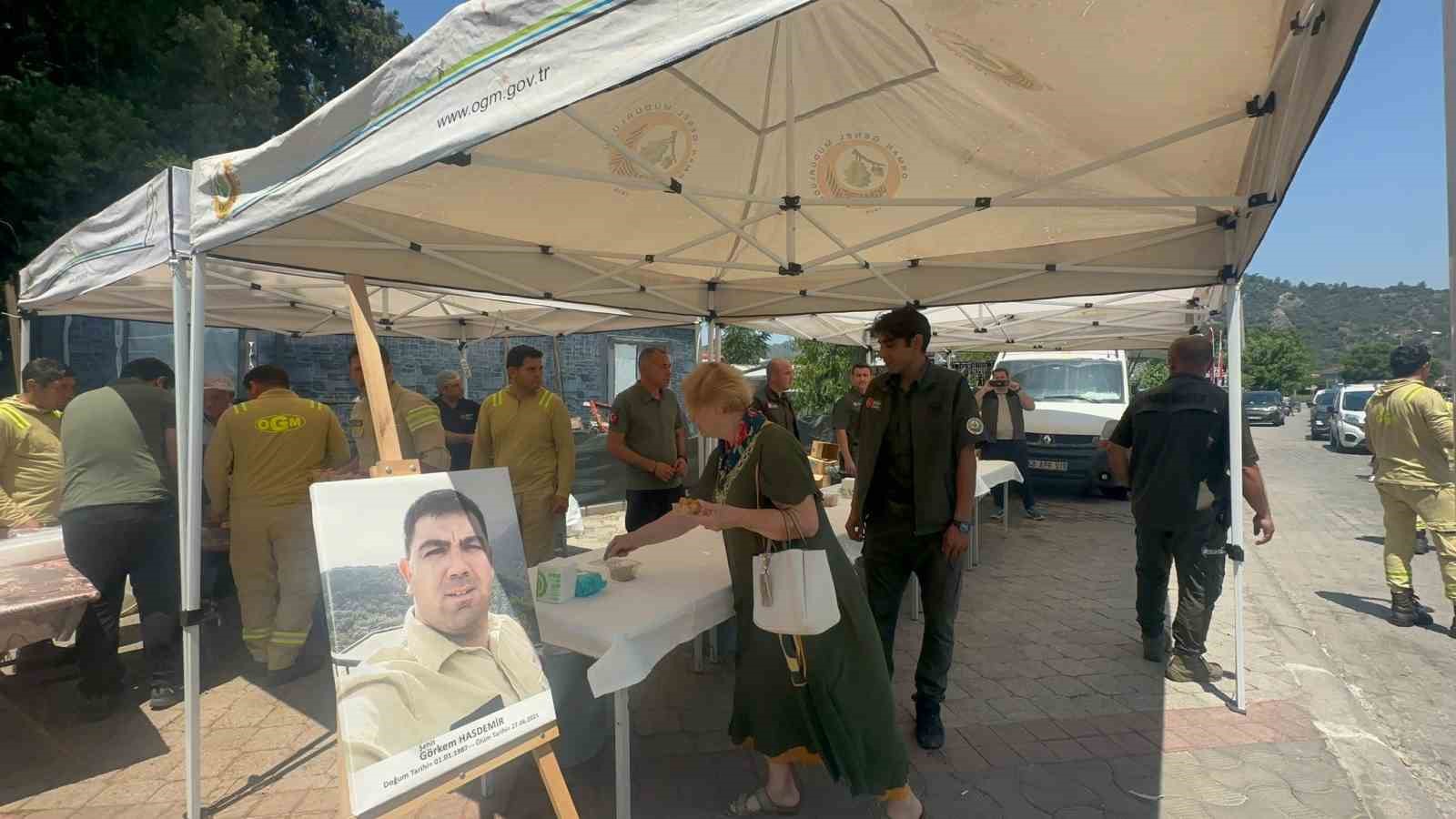 Marmaris’te orman şehitleri dualarla anıldı