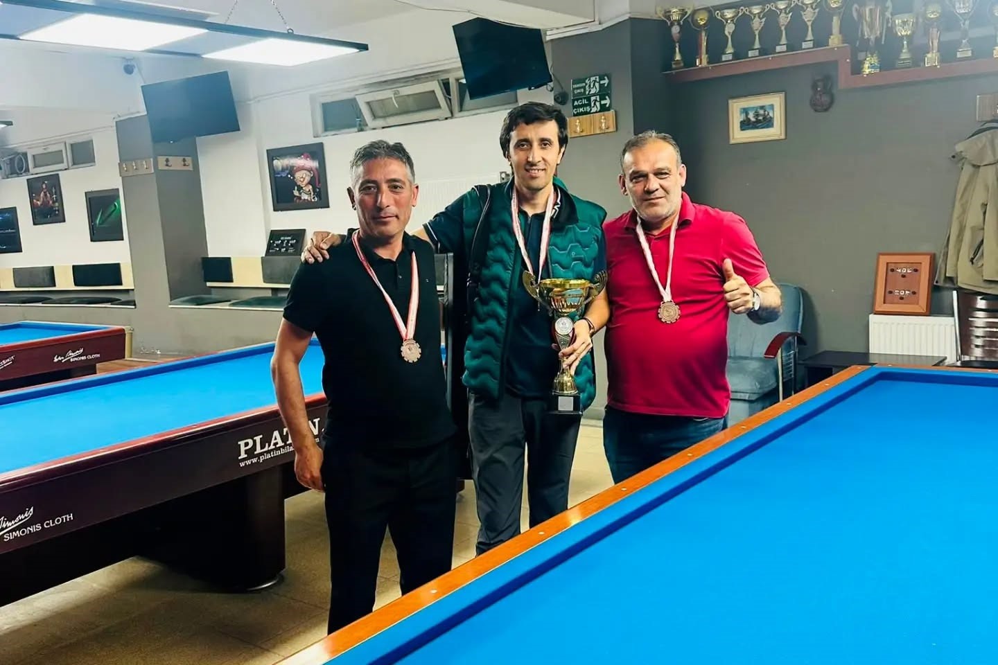 Bilardo şampiyonluğu Sivas’a geldi