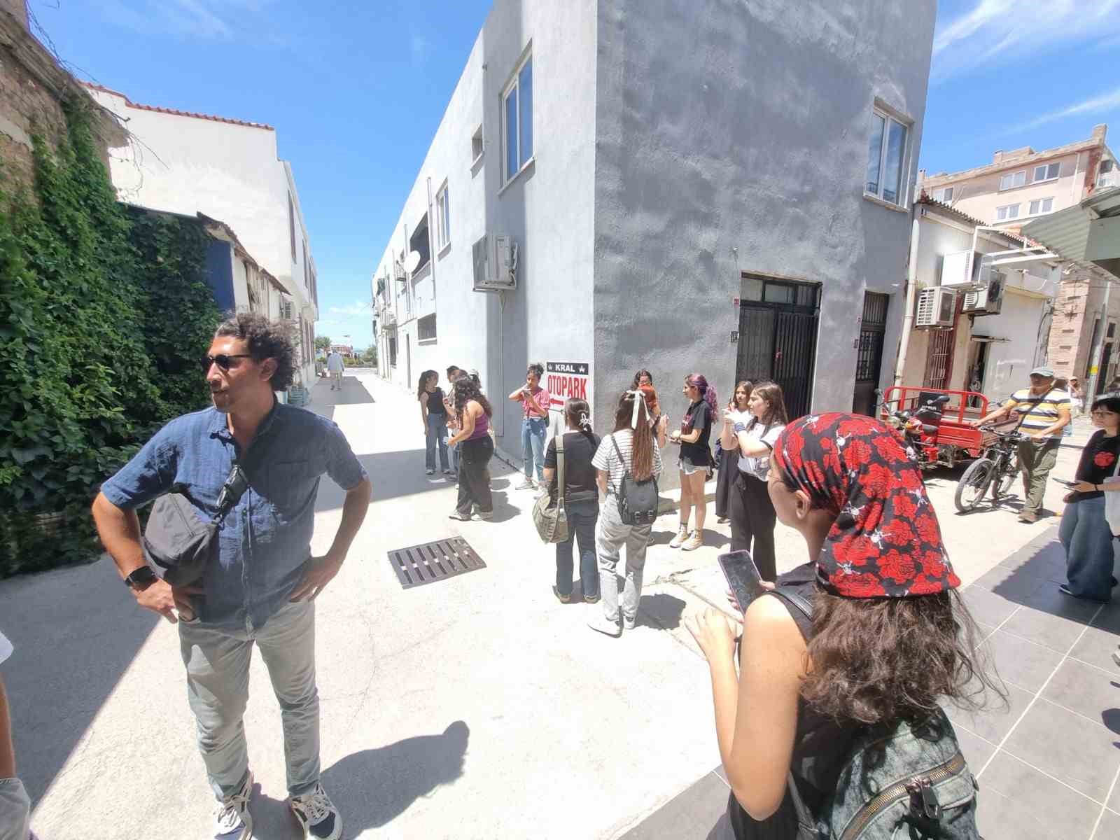 Ayvalık’ın Endüstriyel Mirası öğrencilerin eskizleriyle yeniden keşfedildi
