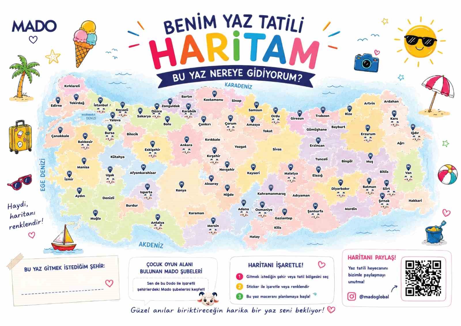 MADO’dan çocuklara karne sürprizi