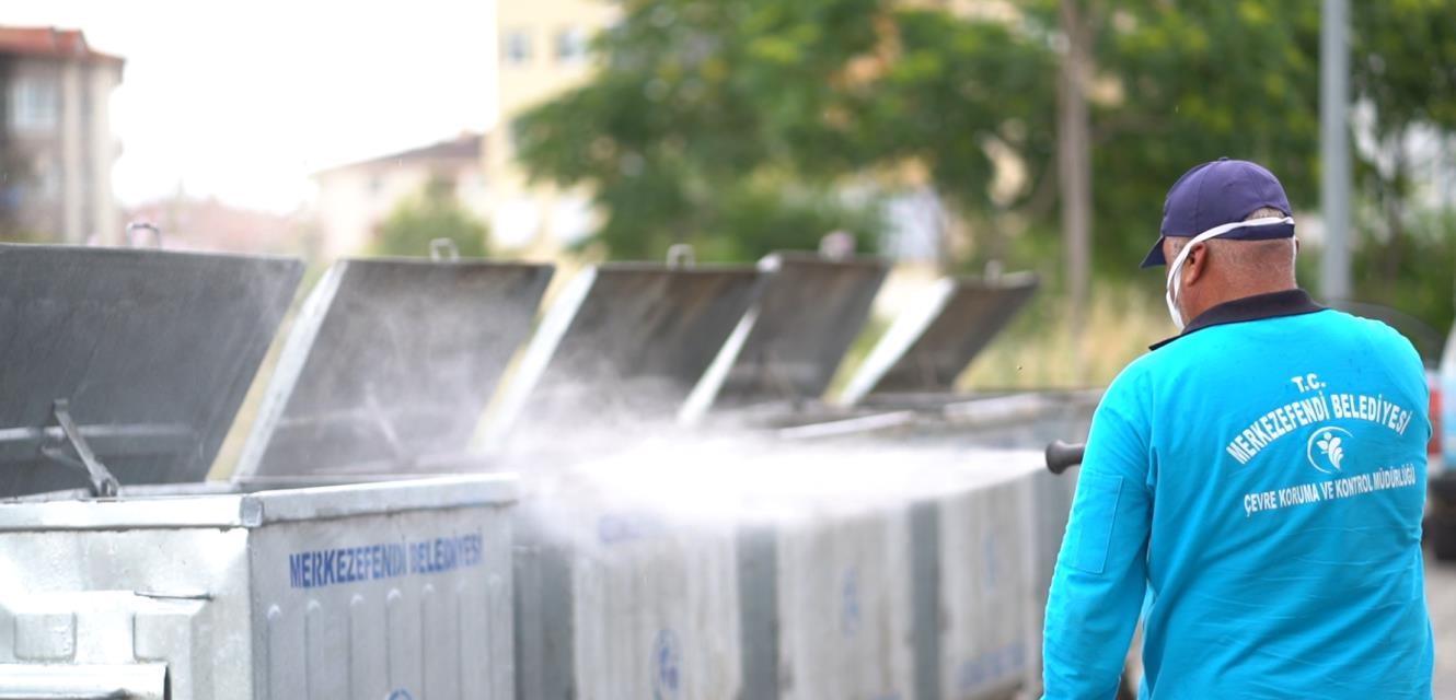 Merkezefendi’de haşerelere karşı etkin mücadele devam ediyor
