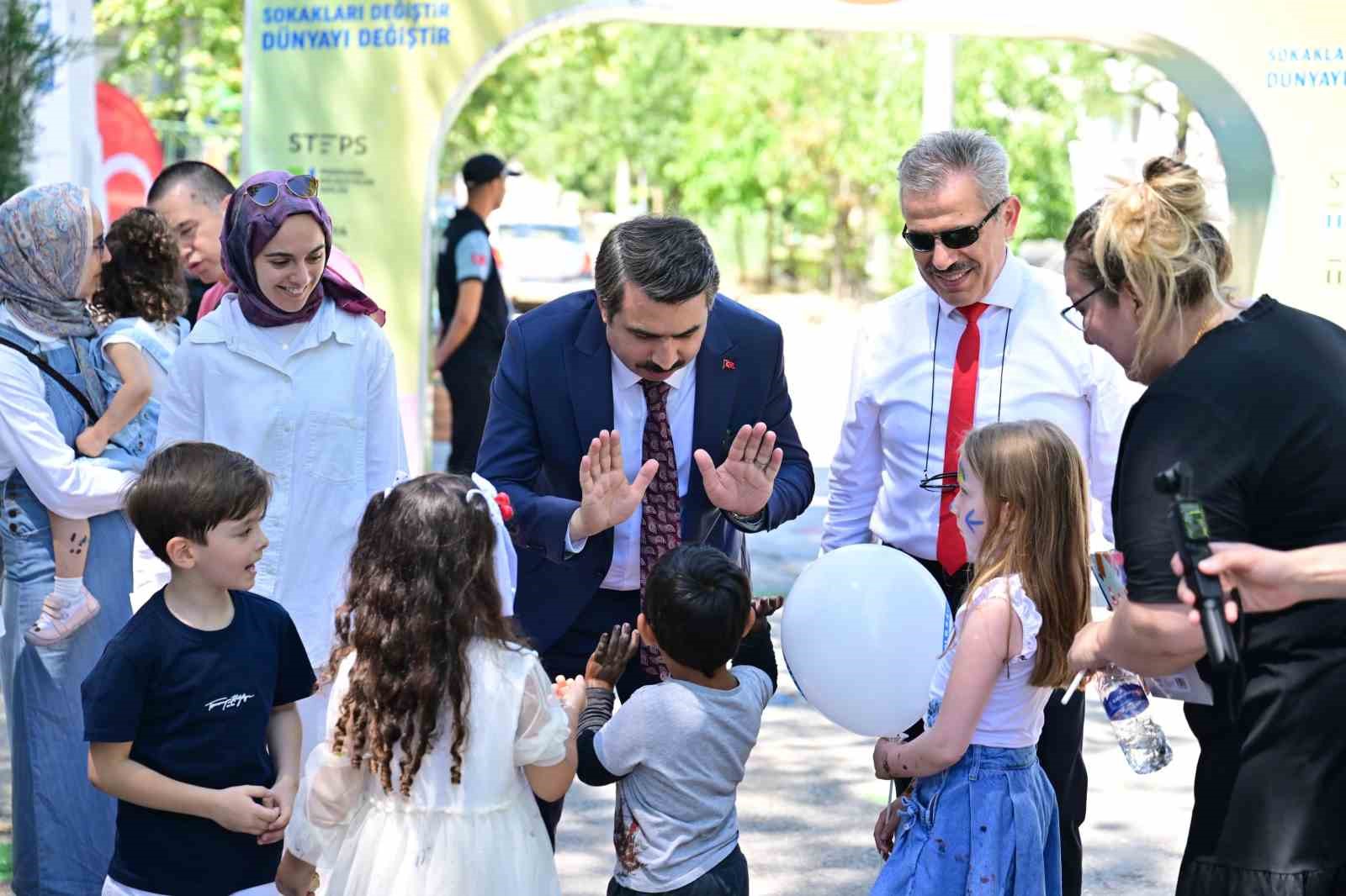 Yıldırım’da sokaklar çocuklar için dönüşüyor