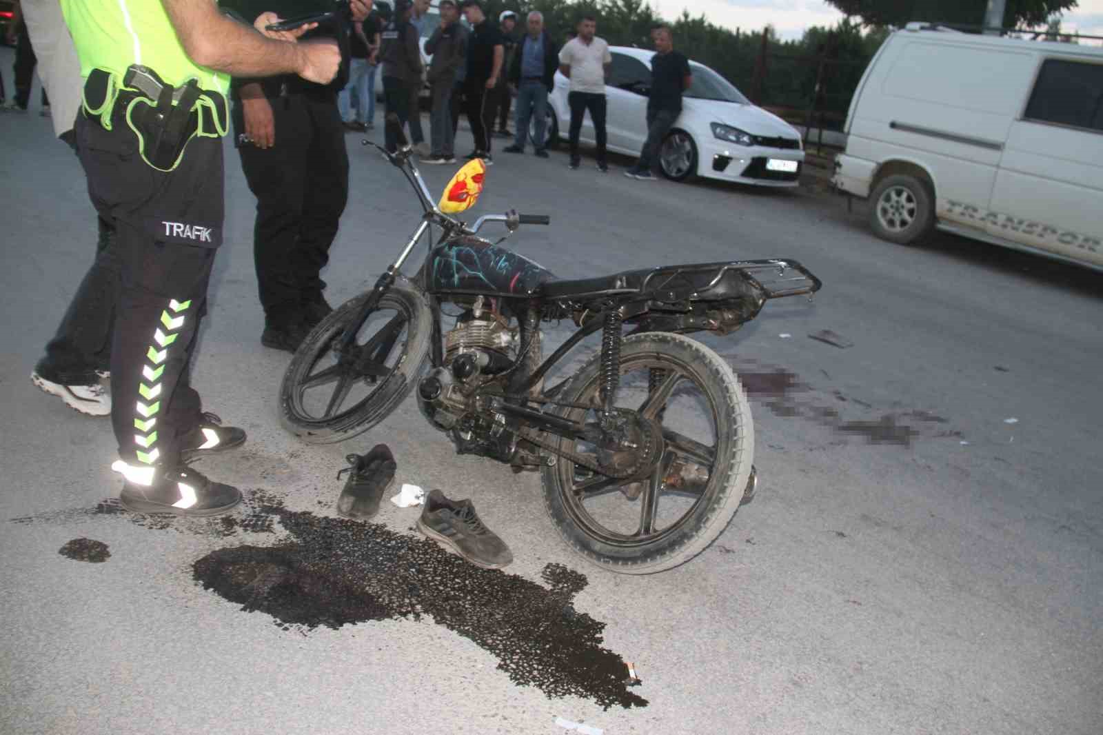 16 yaşındaki sürücü kazada yaralandı