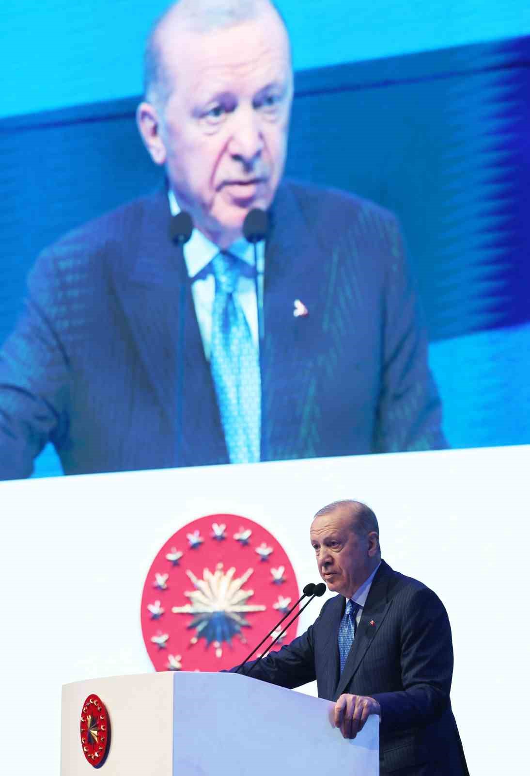 Cumhurbaşkanı Erdoğan: "1 yılda yaptığımız ihracatı artık 1 haftada yapıyoruz"