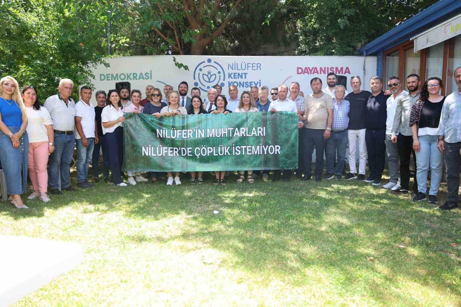 Nilüfer’de katı atık tesisine karşı tek ses: 