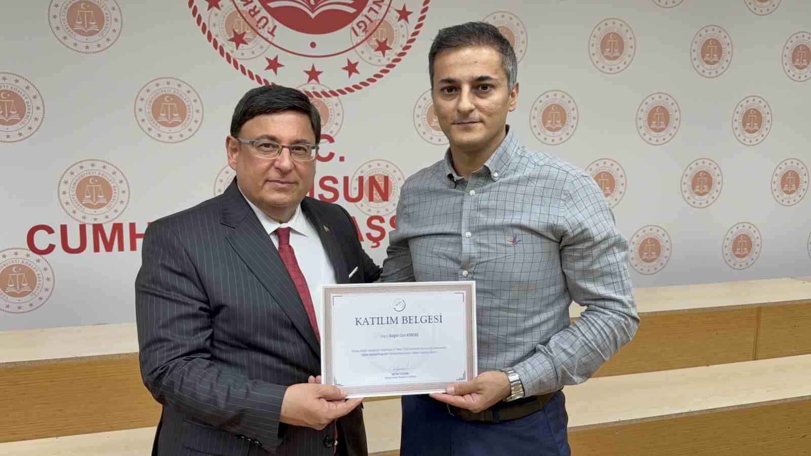 Başsavcı Kılıç ve adliyeden ayrılan yargı mensuplarına veda töreni