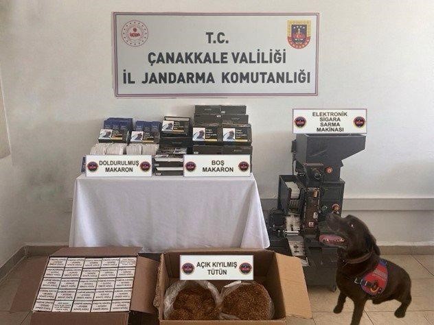 Lapseki’de kaçakçılık operasyonu
