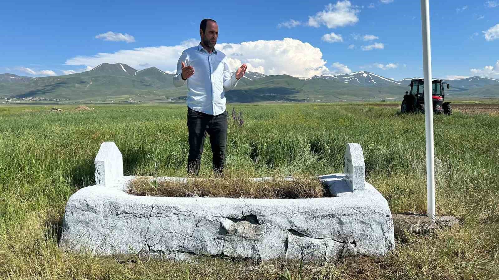 149 yıldır Erzurum Ovası’nda nöbet tutan şehide vefa
