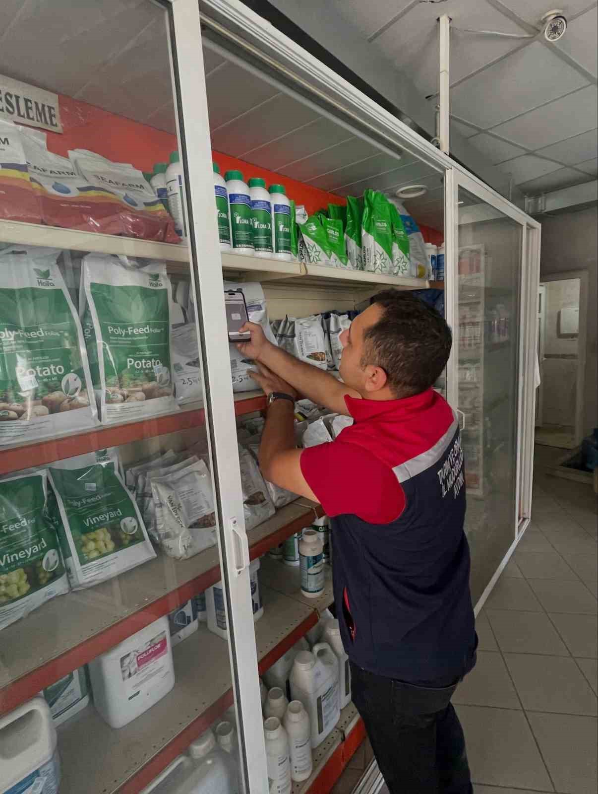 Söke’de gübre bayileri denetlendi