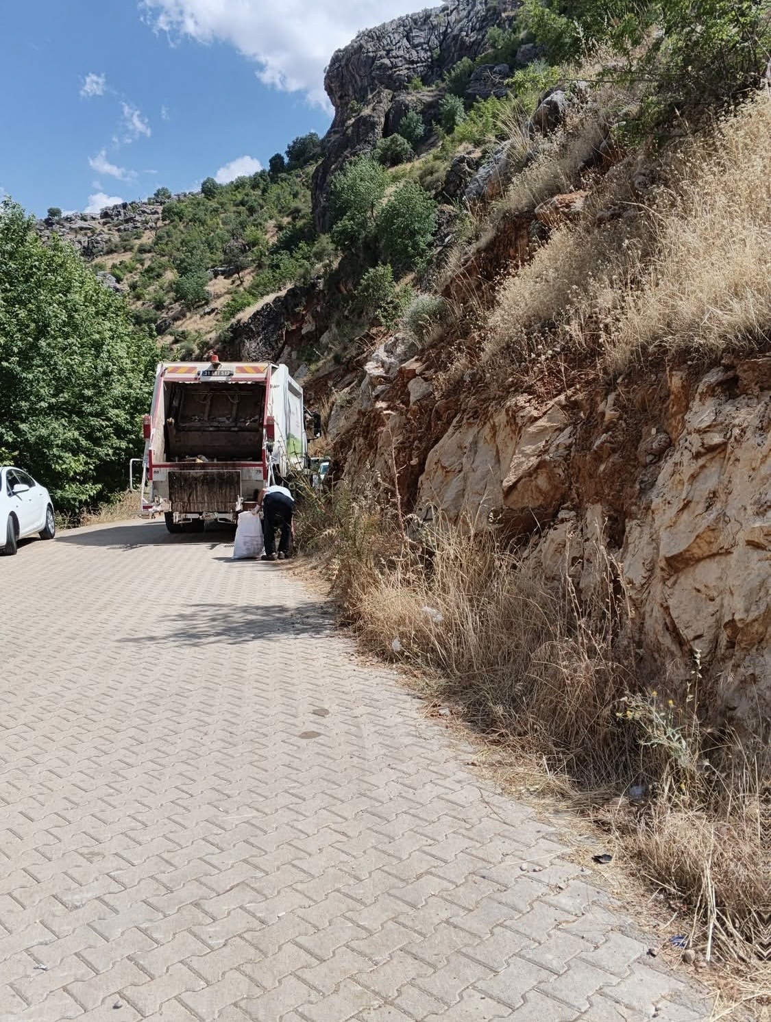Çermik’te turizm bölgesinde temizlik