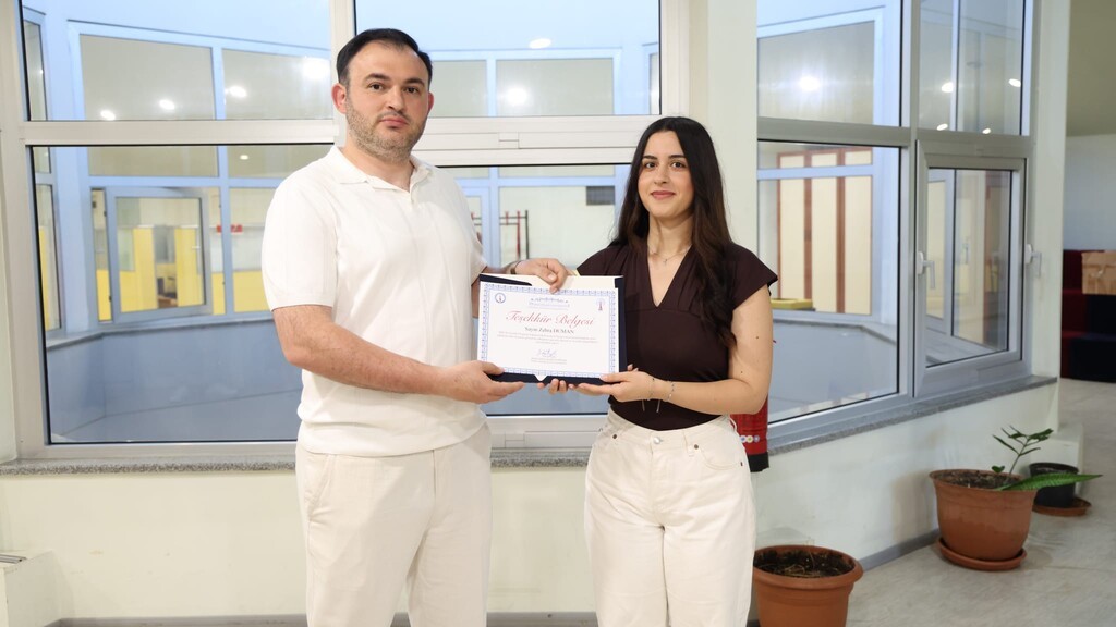 DPÜ’de Türkiye İş Kurumu öğrencilerine teşekkür belgesi takdim edildi