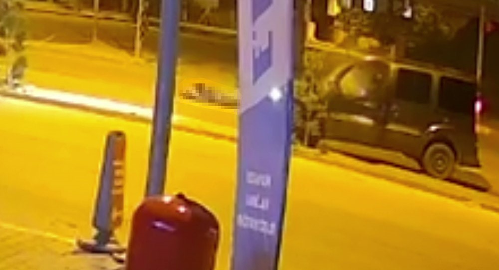 Karaman’da belediye işçisinin ölümüyle sonuçlanan kaza kamerada