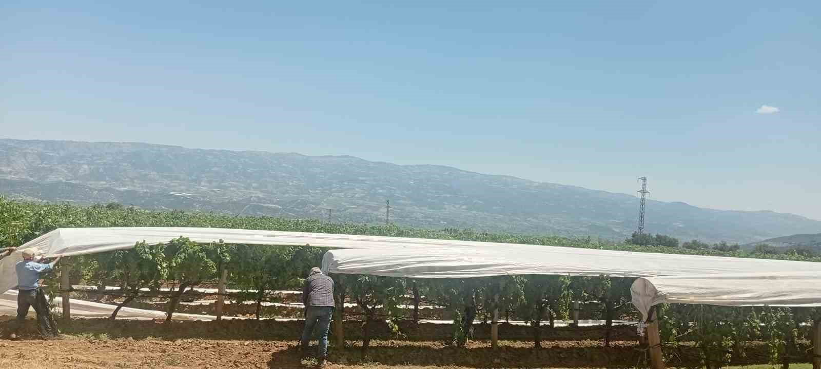 Sarıgöl Ovası beyaza bürünmeye başladı