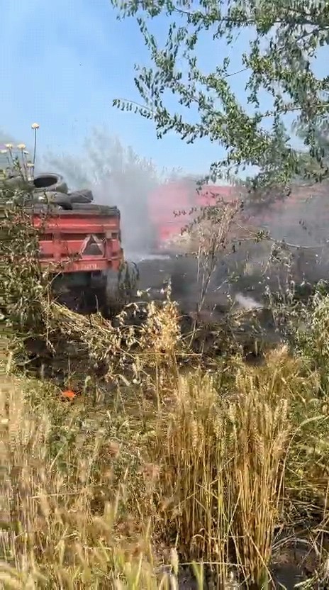 Anız alevi 20 dönümü küle çevirdi