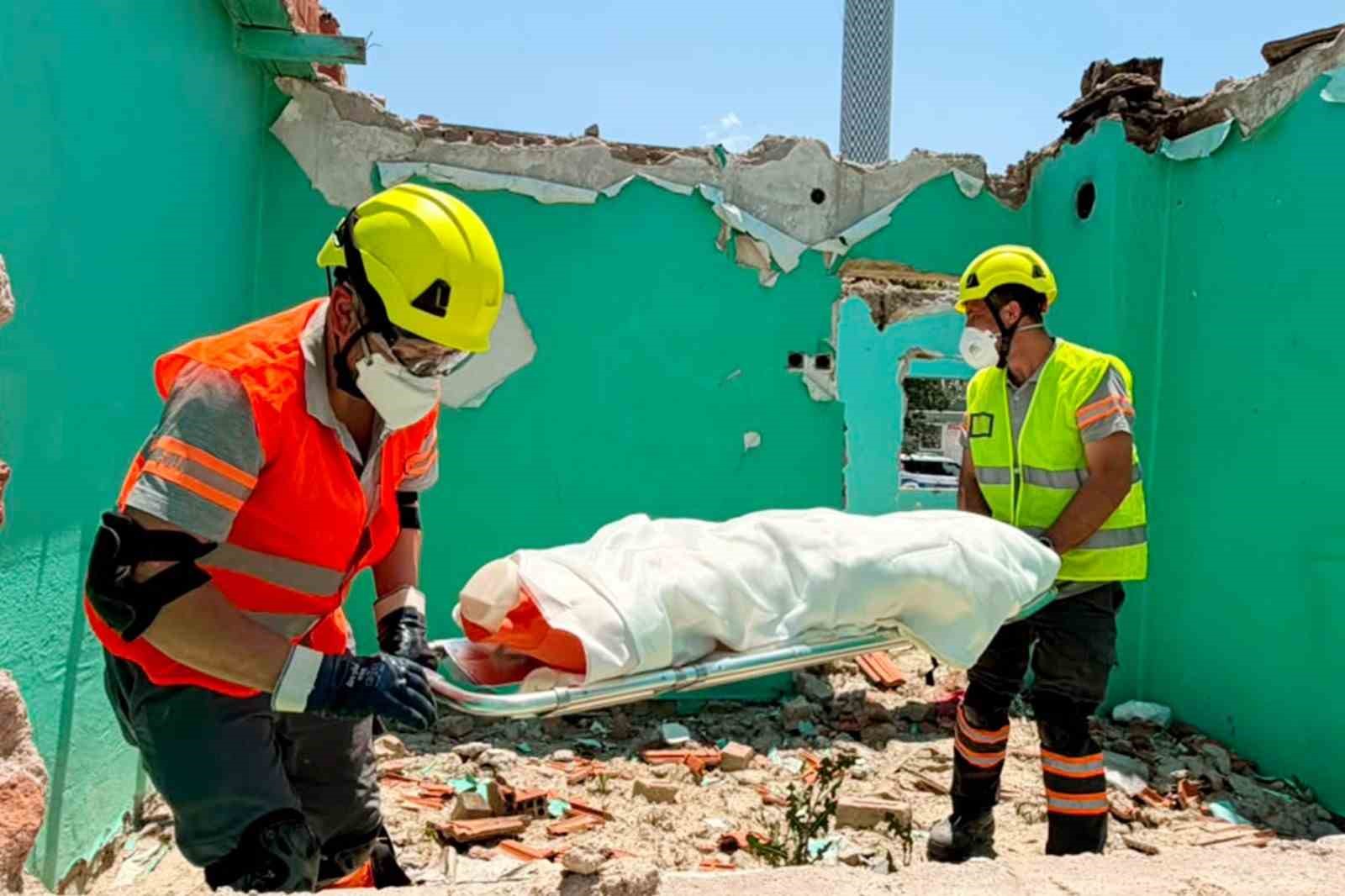 Kütahya OSB Arama Kurtarma Ekibi, AFAD tatbikatında başarıyla görev aldı