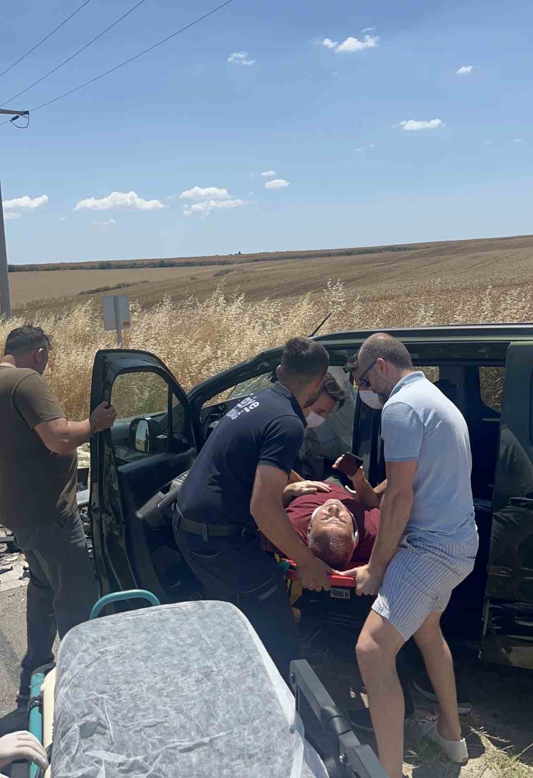Tekirdağ’da feci kaza: 1’i ağır 2 yaralı