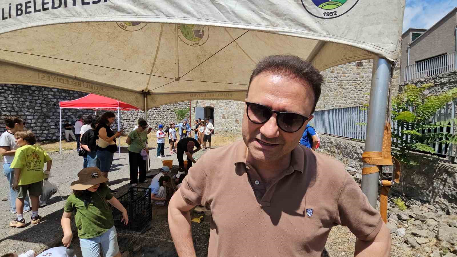 Zonguldak’ta çocuklar arkeolojik kazı heyecanı yaşadı