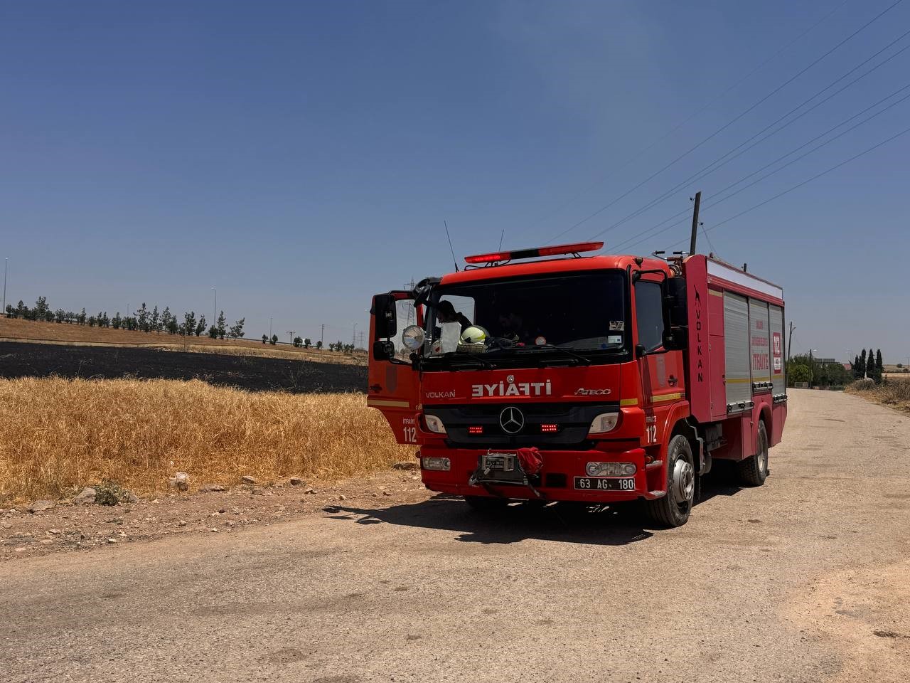 Şanlıurfa’da anız yangınlarına ilişkin 14 şüpheli gözaltına alındı