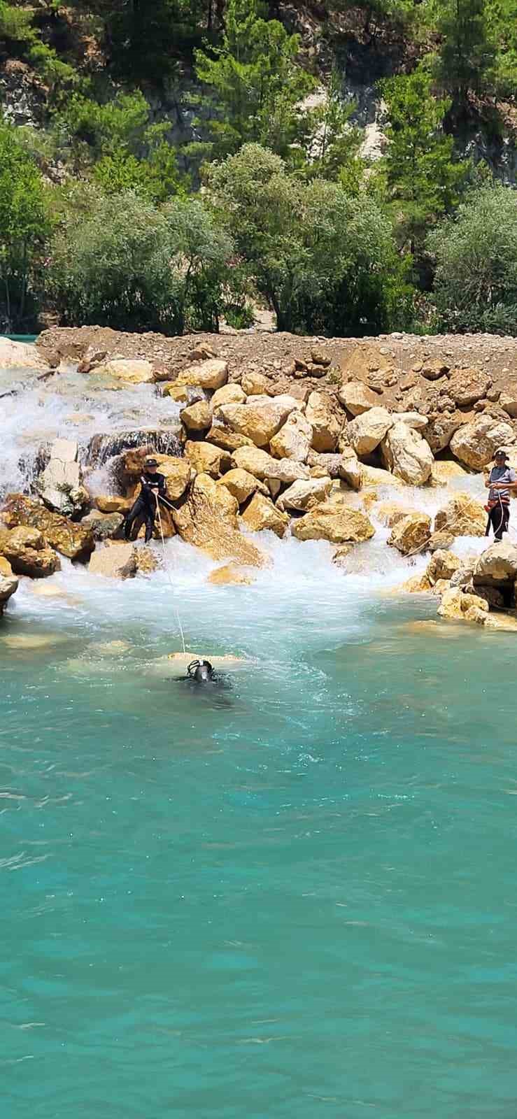 Alara çayında kaybolan genç için arama çalışmaları 16’ıncı gününde devam ediyor