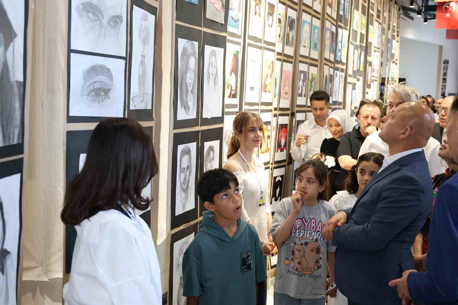 Kırıkkale Belediyesi Bilim Merkezi’nden yıl sonu sanat sergisi