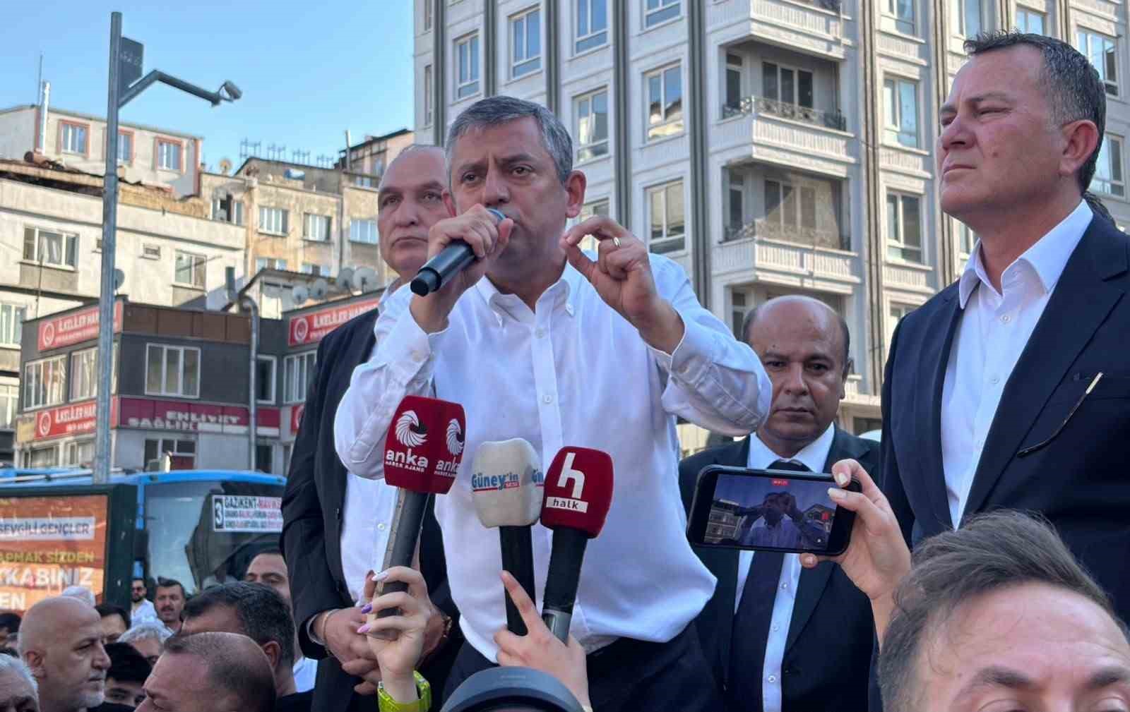 CHP Grup Başkanı Özgür Özel: 