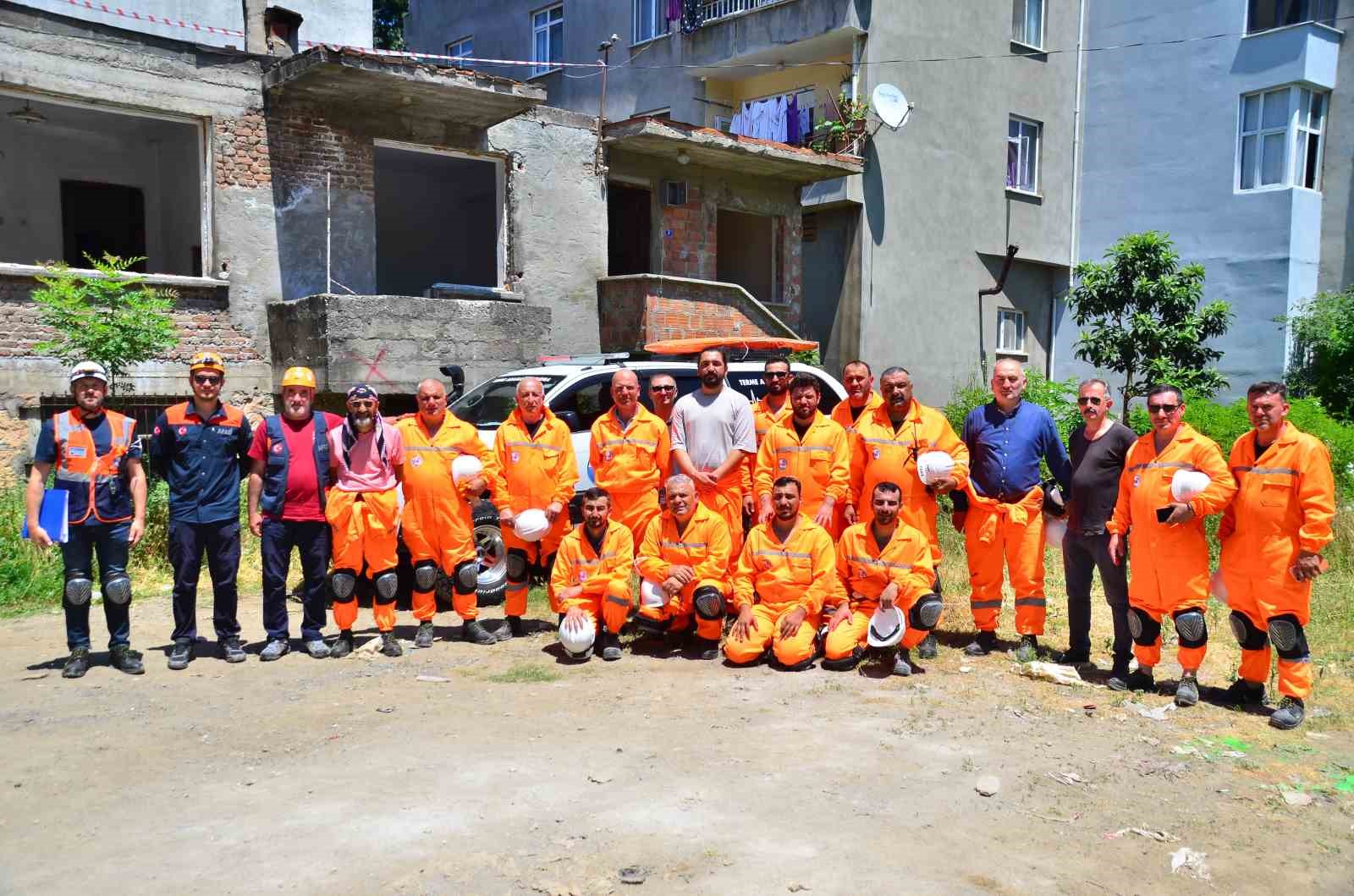 Samsun’da AFAD koordineli deprem tatbikatı
