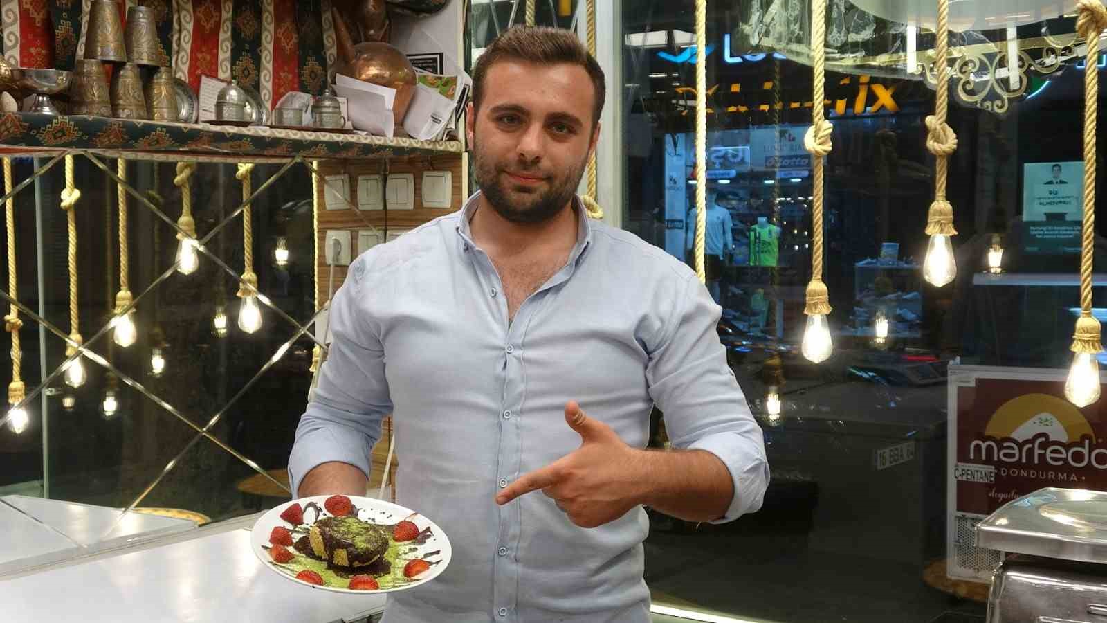Kilisli genç ustadan patentli közde dondurma